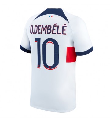 Paris Saint-Germain Ousmane Dembele #10 Segunda Equipación 2023-24 Manga Corta